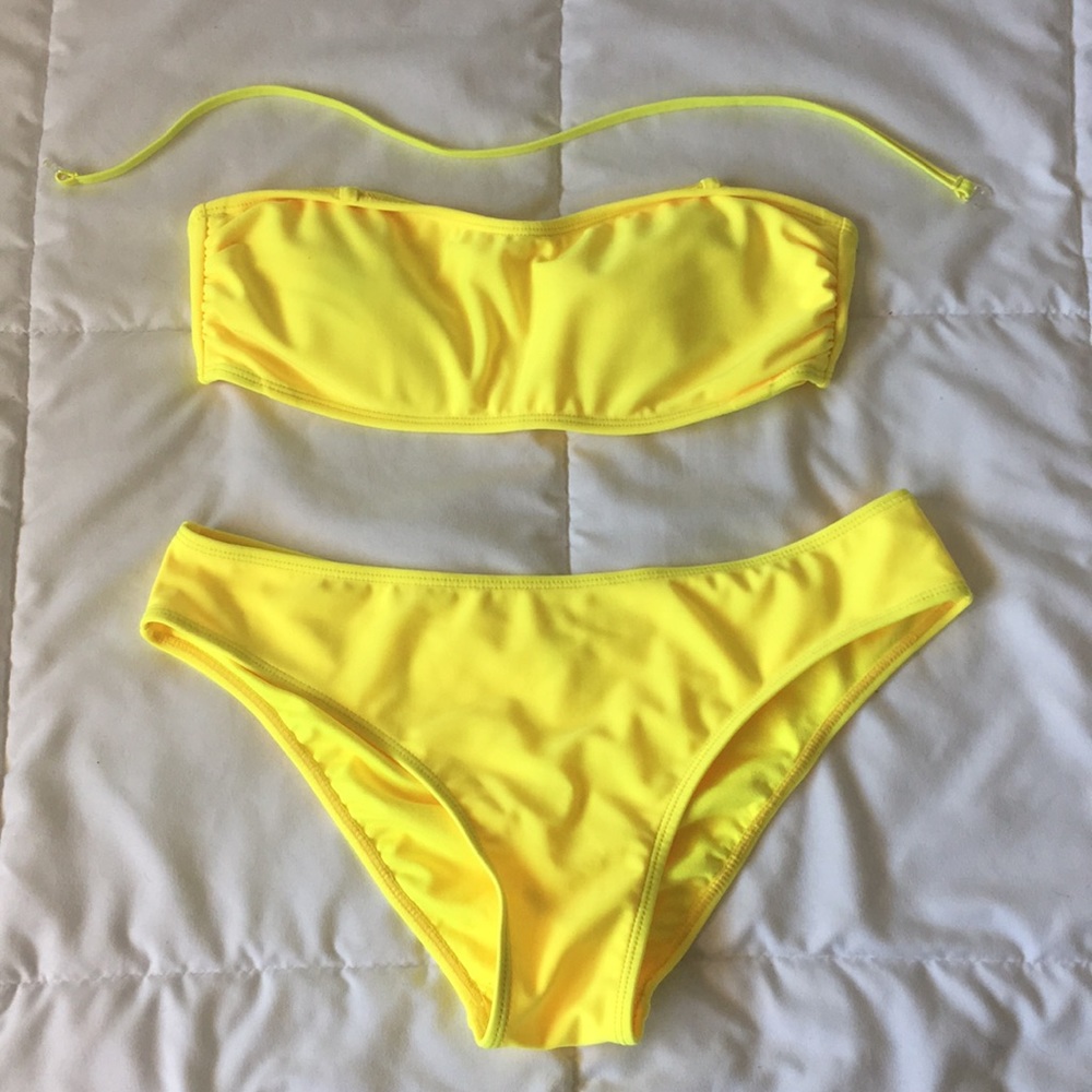 Yellow bikini set